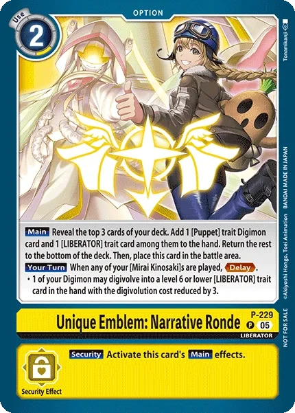 Unique Emblem: Narrative Ronde (P-229)