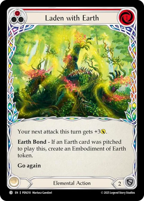 Laden with Earth
