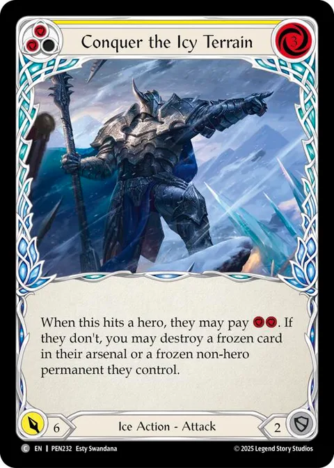 Conquer the Icy Terrain (Yellow)