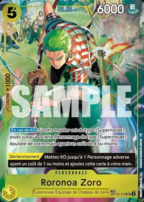 Roronoa Zoro (OP12-113)