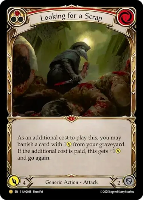 Looking for a Scrap (Red)