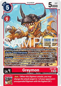 Greymon (AD1-001)