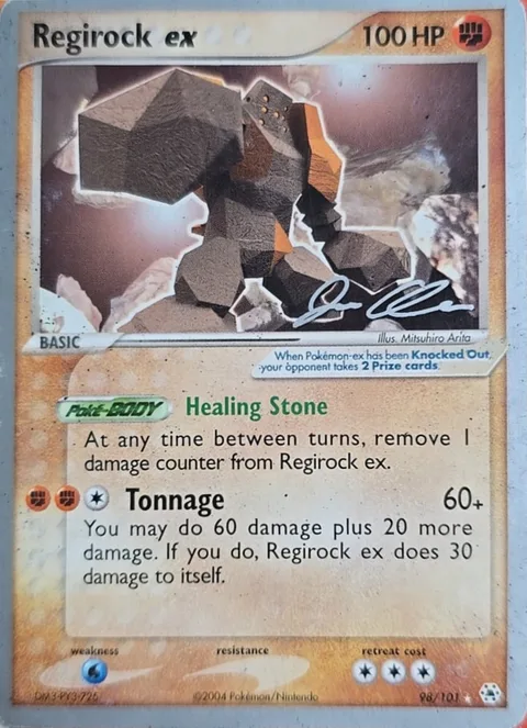 Regirock ex [Healing Stone | Tonnage]