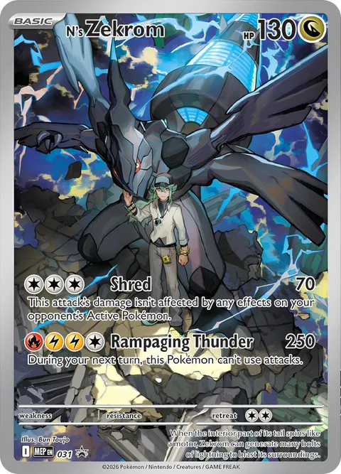 N's Zekrom [Shred | Rampaging Thunder]