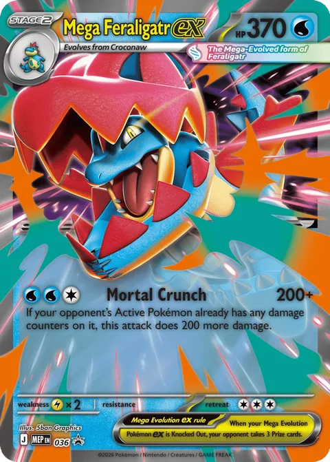 Mega Feraligatr ex [Mortal Crunch]