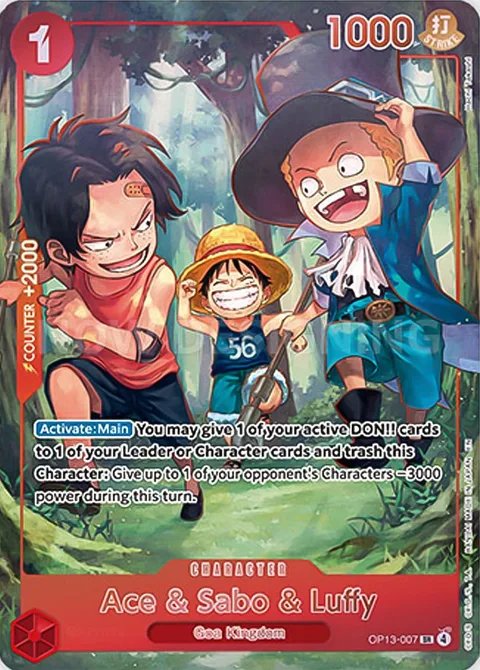 Ace & Sabo & Luffy (OP13-007)