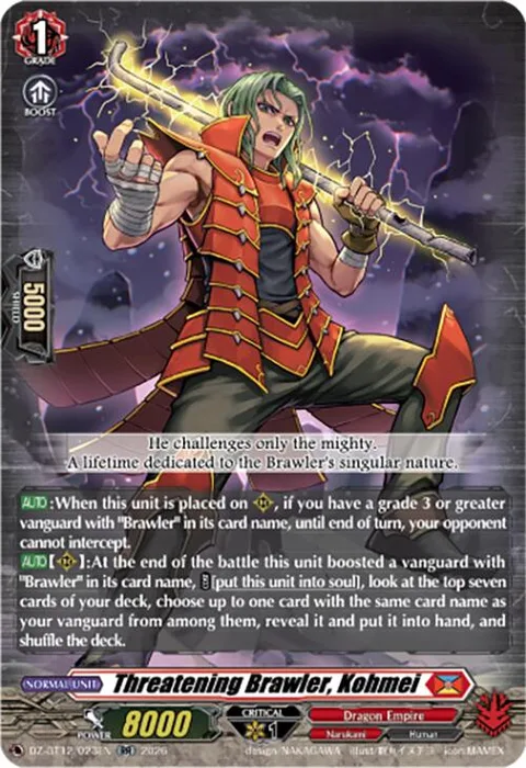 Threatening Brawler, Kohmei [D-Format]
