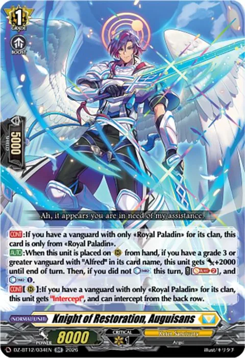 Knight of Restoration, Auguisans [D-Format]