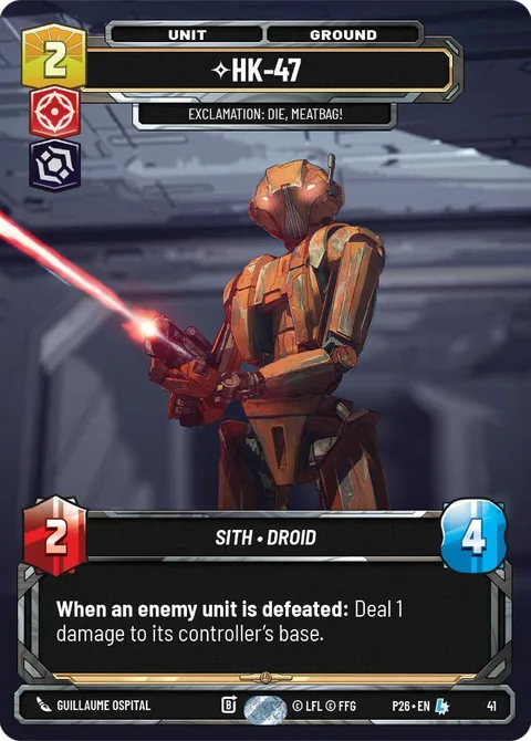 HK-47, Exclamation: Die, Meatbag!