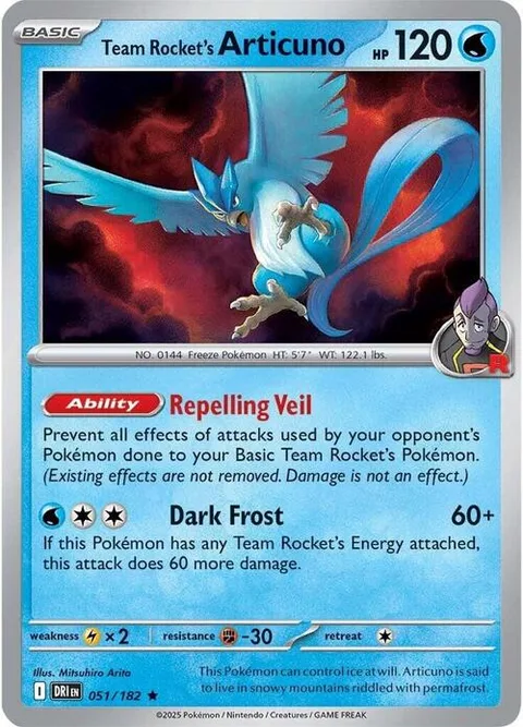 Team Rocket's Articuno [Repelling Veil | Dark Frost]