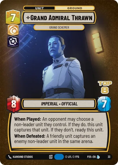 Grand Admiral Thrawn, Grand Schemer