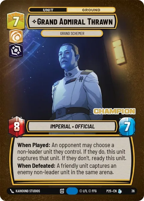 Grand Admiral Thrawn, Grand Schemer