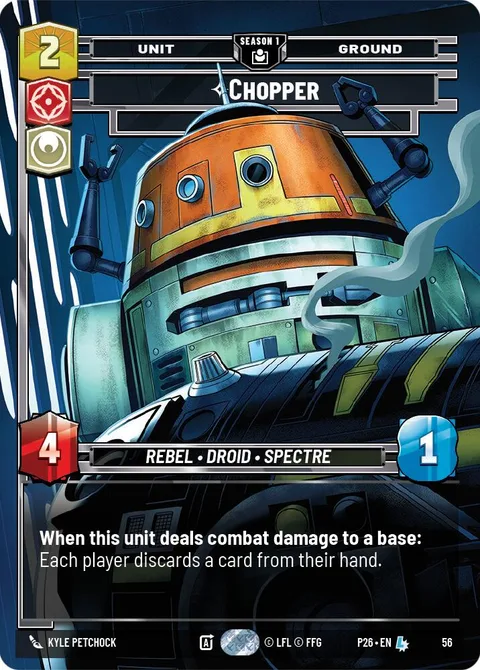 Chopper, War Hero