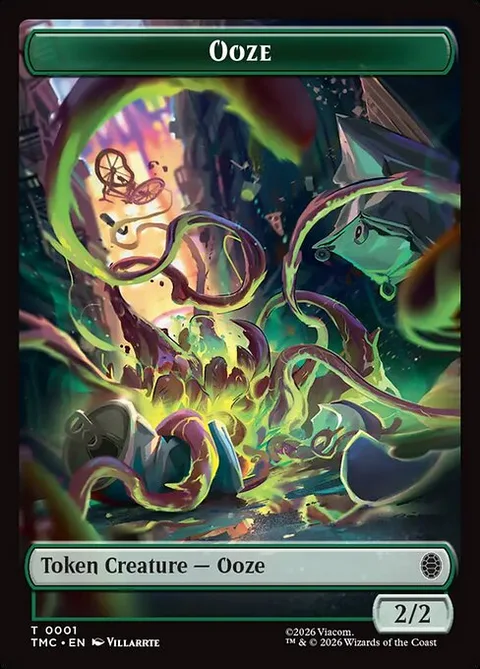 Ooze Token (G 2/2) // Clue Token