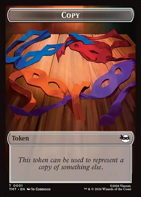 Copy Token // Dinosaur Soldier Token (W 2/2)