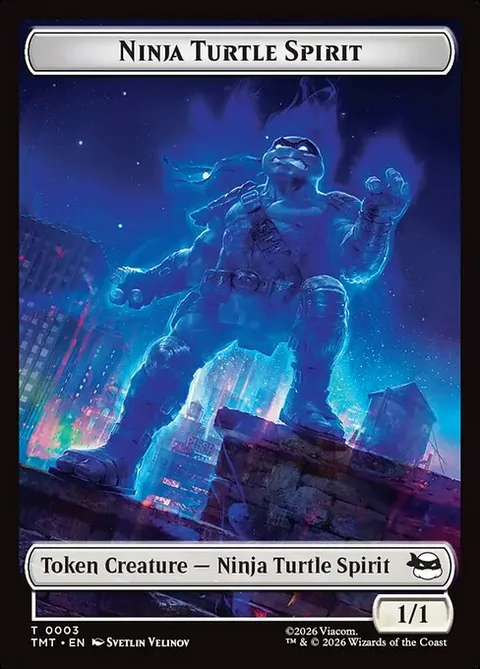 Ninja Turtle Spirit Token (W 1/1) // Food Token