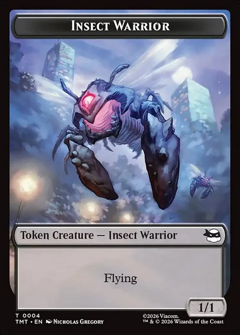 Insect Warrior Token (B 1/1) // Food Token