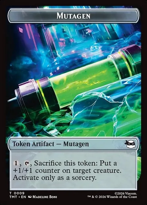 Mutagen Token // Ninja Token (B 1/1)