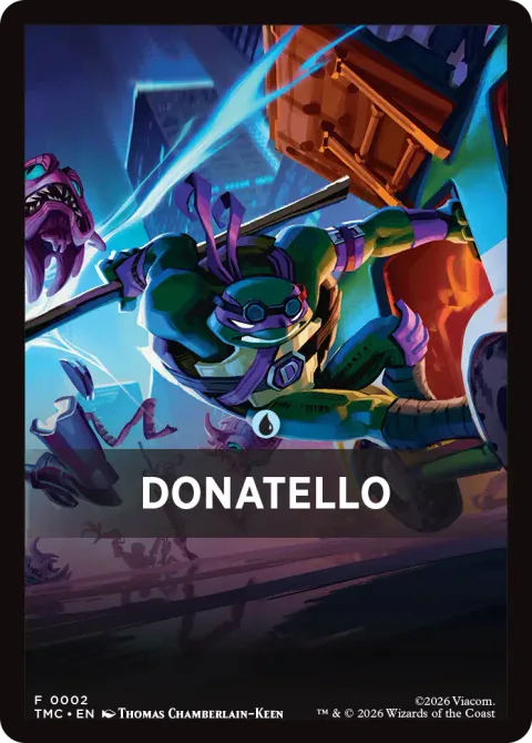 Turtle Team Up Theme Card: Donatello