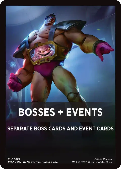 Turtle Team Up Theme Card: Bosses + Events
