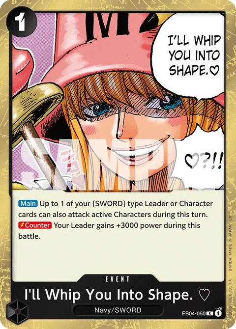 I'll Whip You Into Shape. (EB04-050)