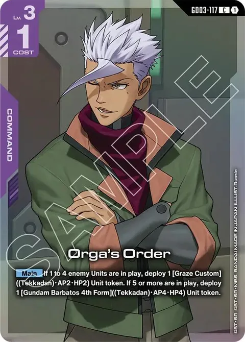 Orga's Order (GD03-117)