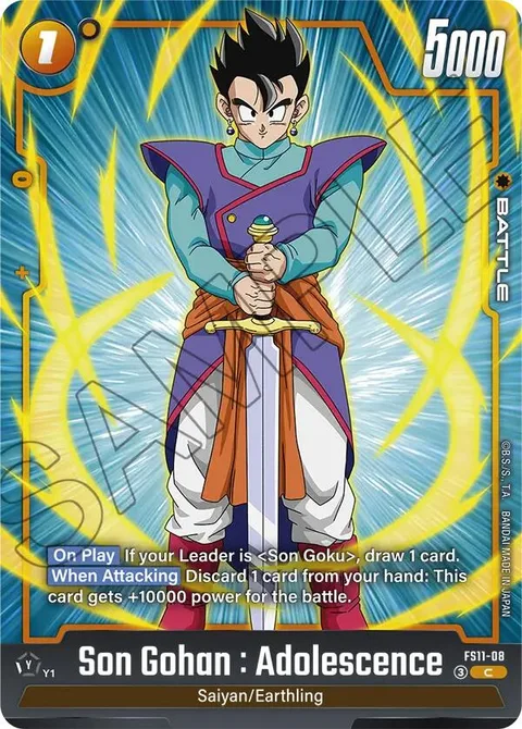 Son Gohan : Adolescence (FS11-08) [Fusion World]