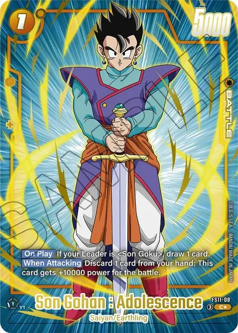 Son Gohan : Adolescence (FS11-08) [Fusion World]