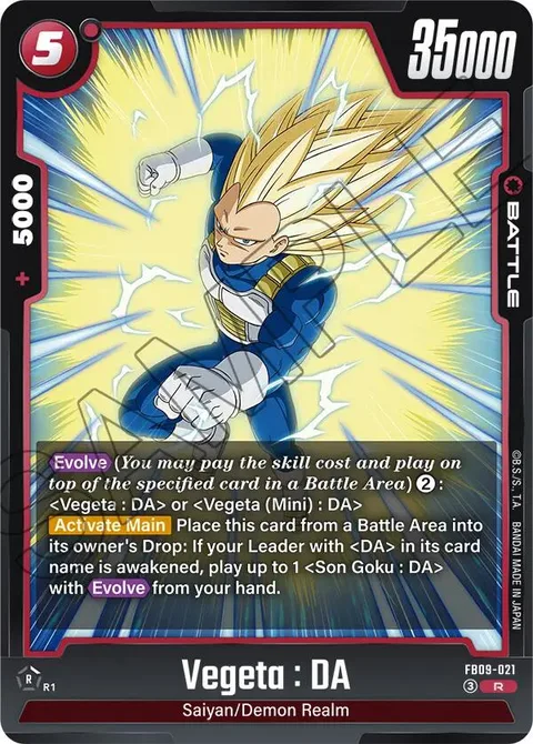 Vegeta : DA (FB09-021) [Fusion World]