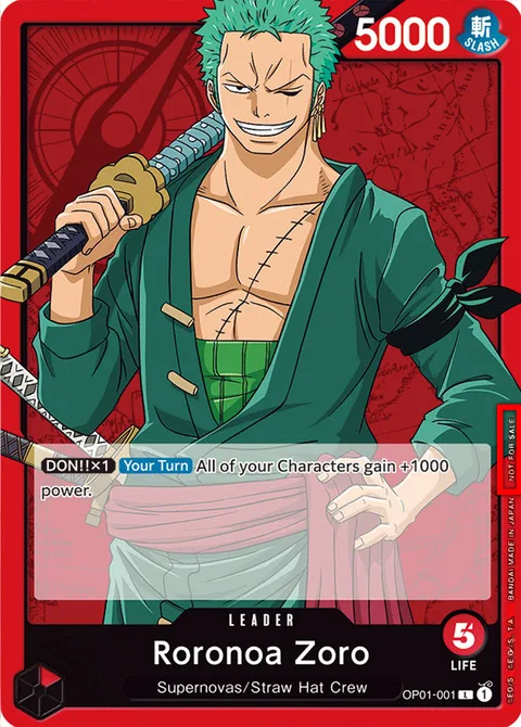 Roronoa Zoro (OP01-001)