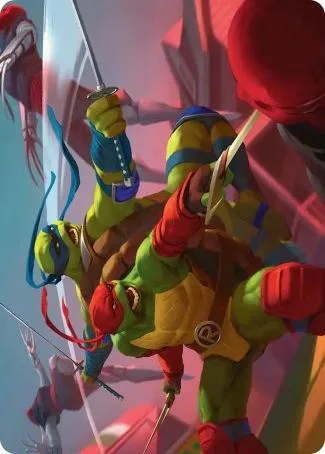 Art Series: Raph & Leo, Sibling Rivals