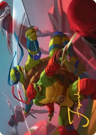 Art Series: Raph & Leo, Sibling Rivals