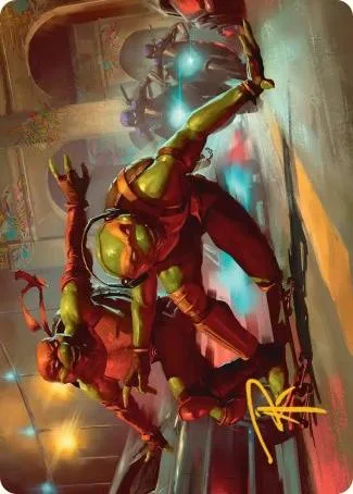Art Series: Raph & Mikey, Troublemakers