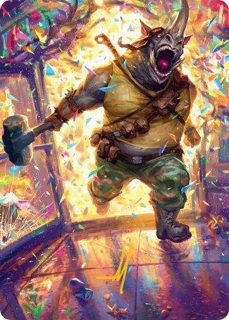 Art Series: Rocksteady, Rowdy Rhino