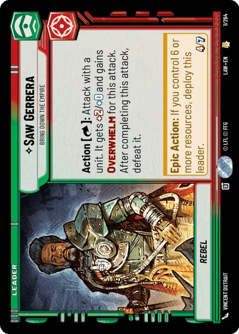 Saw Gerrera, Bring Down the Empire