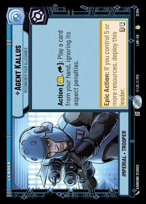 Agent Kallus, Reconsider Your Allegiance