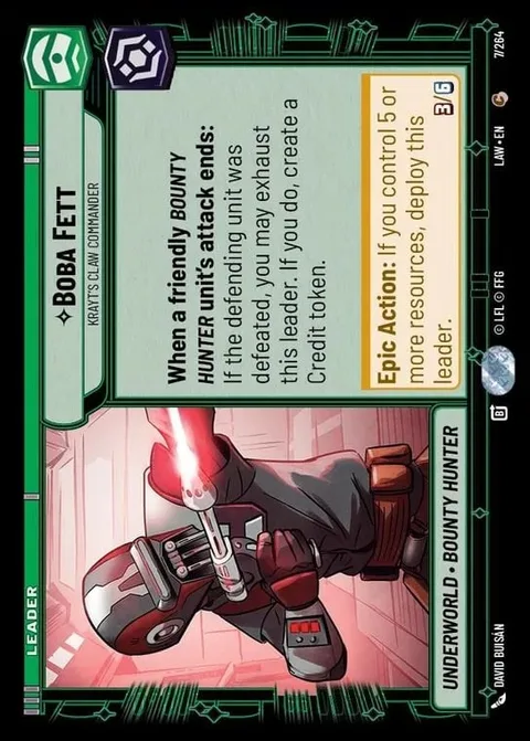 Boba Fett, Krayt's Claw Commander