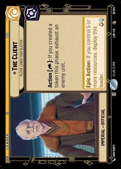 The Client, Please Lower Your Blaster