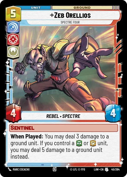 Zeb Orellios, Spectre Four