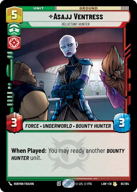 Asajj Ventress, Reluctant Hunter
