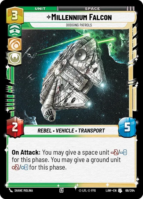 Millennium Falcon, Dodging Patrols