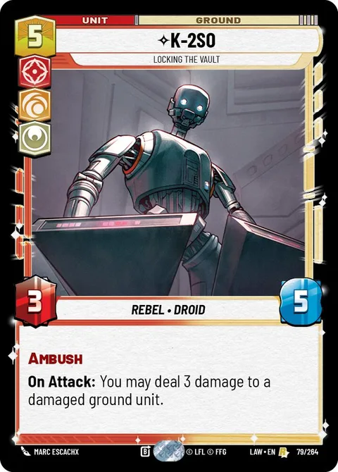 K-2SO, Locking the Vault