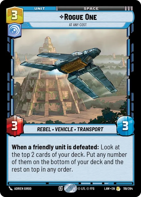 Rogue One, At Any Cost