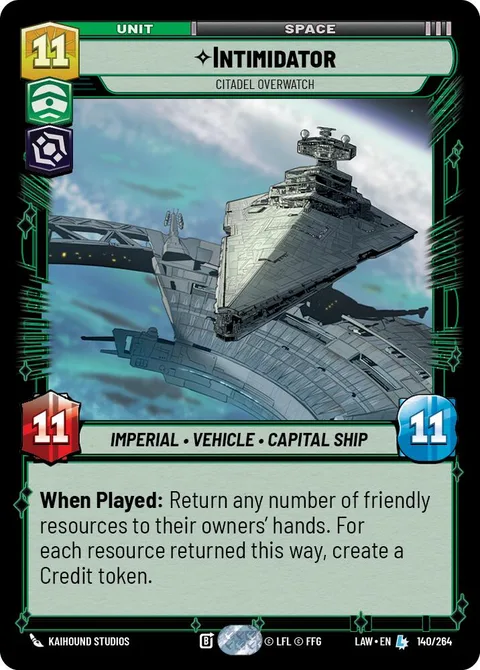Intimidator, Citadel Overwatch