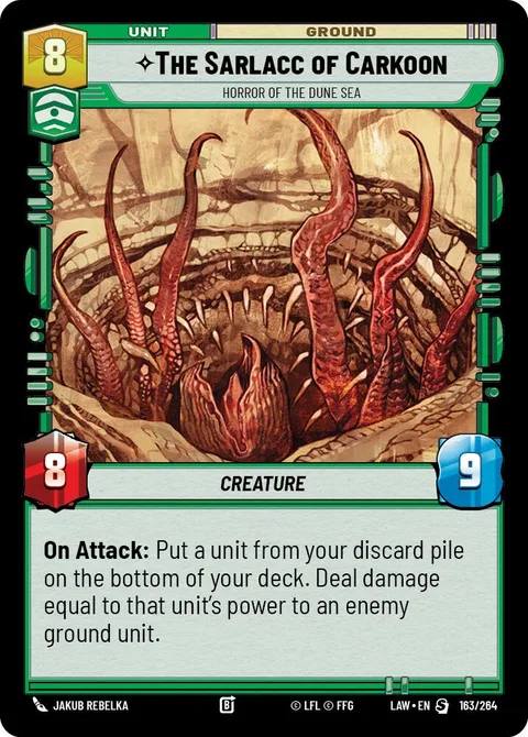The Sarlacc of Carkoon, Horror of the Dune Sea