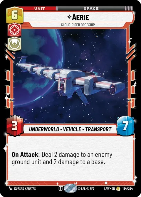 Aerie, Cloud-Rider Dropship
