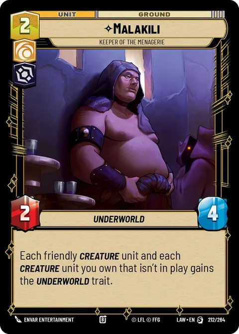 Malakili, Keeper of the Menagerie