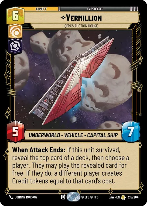 Vermillion, Qi'ra's Auction House