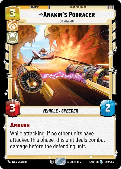 Anakin's Podracer, So Wizard!
