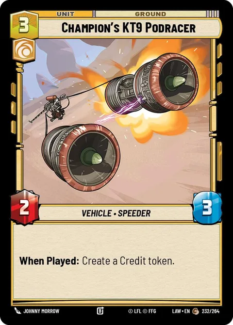 Champion's KT9 Podracer